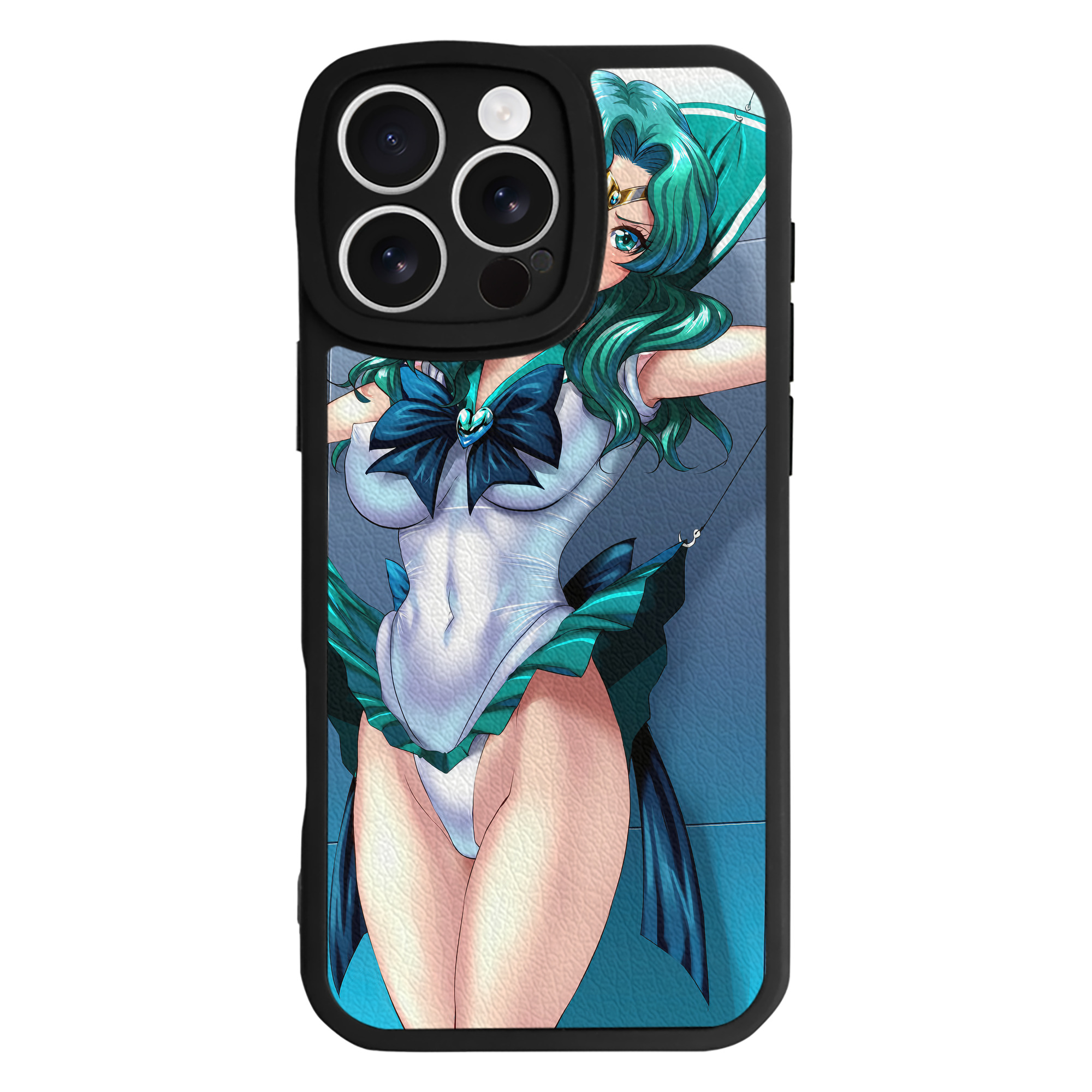 （画像用） 美少女戦士セーラームーン Sailor Moon 【iPhone 16シリーズ対応】シリコンスマホケース（レザー調） 材質：シリコン